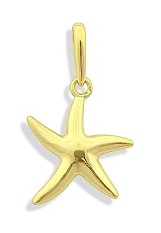 teensy-weensy starfish gold baby charm